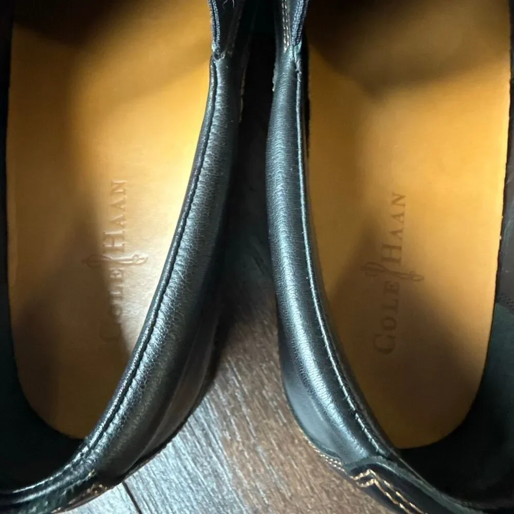 Cole Haan men’s Tucker venetian loafers brown leather slip on size 10 casual com